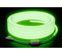 Комплект светодиодного НЕОНа Apeyron 220В 6Вт/м зеленый 144д/м круглый d=14мм 10м IP65 / 10-118