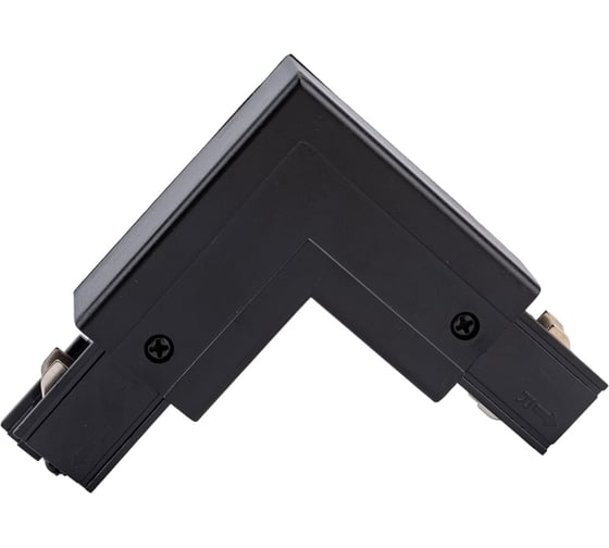 L-образный соединитель для шинопроводов Uniel трехфазный BLACK 1 POLYBAG UBX-A22 9766