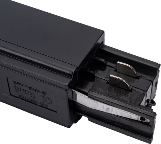 Прямой соединитель для шинопроводов Uniel трехфазный BLACK 1 POLYBAG UBX-A12 9745