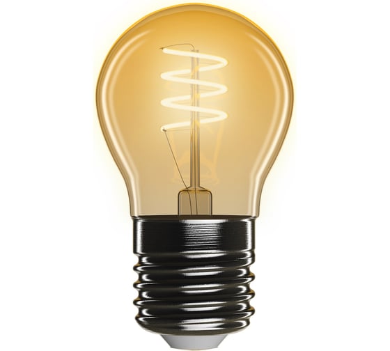 Светодиодная филаментная лампа ФОТОН LED FL P45-S 4W E27 2200К, серия ДЕКОР 23965
