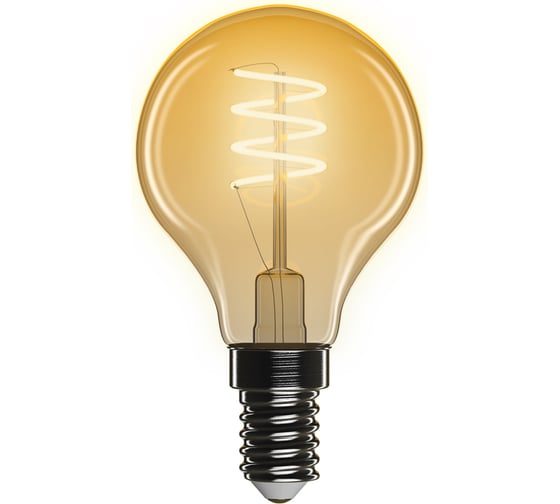 Светодиодная филаментная лампа ФОТОН LED FL P45-S 4W E14 2200К, серия ДЕКОР 23964
