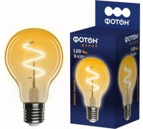 Светодиодная филаментная лампа ФОТОН LED FL A60-S 4W E27 2200К, серия ДЕКОР 23976