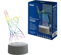 Декоративный светильник Uniel RGB 3AAA CATTY WHITE ULI-M501 UL-00007419