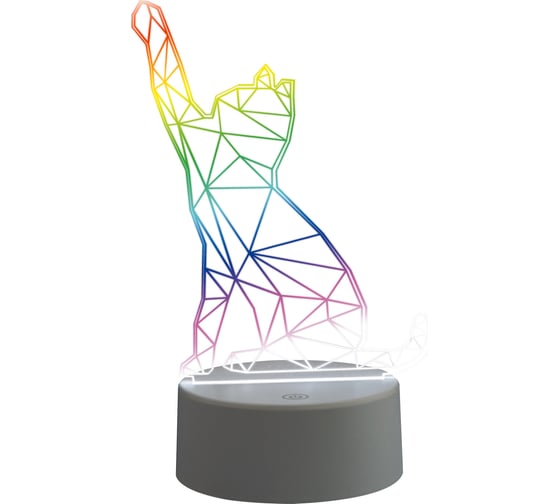 Декоративный светильник Uniel RGB 3AAA CATTY WHITE ULI-M501 UL-00007419