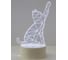Декоративный светильник Uniel RGB 3AAA CATTY WHITE ULI-M501 UL-00007419 4