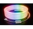 Комплект светодиодного неона Apeyron 220В, 6Вт/м, RGB, 80д/м, 10х18мм, 10м, IP65. / 10-108 1