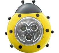 Светильник-ночник Божья Коровка Uniel /Yellow/3LED/3AAA DTL-354 7718