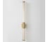 Настенный светодиодный светильник Crystal lux LINEUP AP18W LED BRASS 2