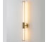 Настенный светодиодный светильник Crystal lux LINEUP AP18W LED BRASS 3