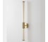 Настенный светодиодный светильник Crystal lux LINEUP AP18W LED BRASS 4
