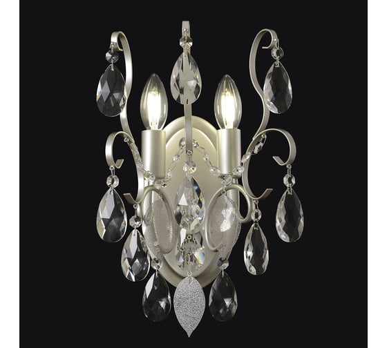 Бра Crystal lux ESMIRALDA AP2 SILVER 1