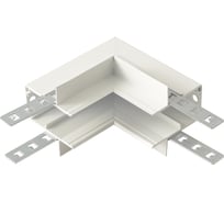 Внутренний соединитель Crystal lux угловой для встраиваемого магнитного шинопровода для ГКЛ 12.5 мм CLT 0.223 13 WH