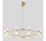 Подвесная светодиодная люстра Crystal lux DOROTEA SP10 GOLD 1