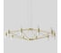 Подвесная светодиодная люстра Crystal lux DOROTEA SP10 GOLD 2