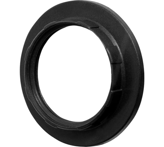 Кольцо крепежное для патрона Е27 OXION черное, 3 шт., арт. RH-002BK-E27-3PCS 1