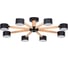 Светильник потолочный ARTE LAMP A1624PL-8BK 1