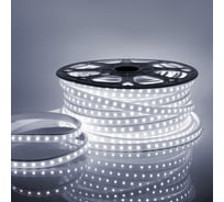 Светодиодная лента OGM 220В, 6Вт/м, smd2835, 60д/м, IP65, 400Лм/м, размер 16х8мм, 50м, х/б/SL-62