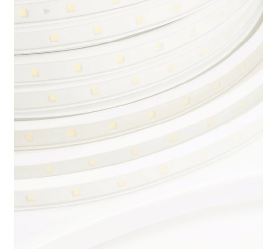Светодиодная лента OGM 220В, 6Вт/м, smd2835, 60д/м, IP65, 400Лм/м, размер 16х8мм, 50м, х/б/SL-62
