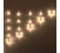Гирлянда для дома Серпантин БАХРОМА 2,5м*1/0,1м 136 ламп LED, с насадками Снежинка, 8 реж,IP-20, Теплый белый (возможность соединения) 725-0580 2