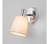 Настенный светильник Eurosvet 20080 1 хром бежевый a043748