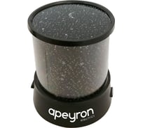 Светодиодный ночник-проектор Звездное небо Apeyron 3хАА, пластик, 110х120мм / 12-142
