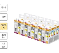 Набор ламп светодиодных OSRAM 10 шт LED Value R, 400лм, 5Вт (замена 40Вт), 3000К E14 4058075582521