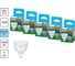 Набор ламп светодиодных Osram 5 шт LED Value MR16, 1000лм, 10Вт (замена 100Вт), 6500К, GU5.3 4099854320798 1