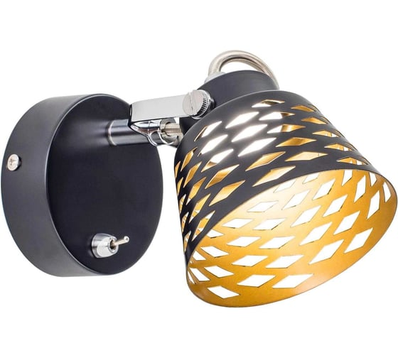 Спот с выключателем Citilux Орегон LED чёрный CL508512 1