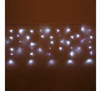 Гирлянда Серпантин Сосулька 2.5 м*50 см 40 ламп LED Теплый белый 8 шт 8 режимов 183-017
