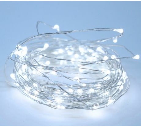 Серебряные нити КОСМОС от сети 220В IP44 KOCNL-EL150_silver