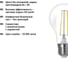 Лампа светодиодная E27 "Филамент" А60-10 Вт-230 В-4000 К TDM ELECTRIC SQ0340-0274 3