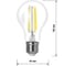 Светодиодная лампа TDM ELECTRIC "Филамент" А60-12 Вт-230 В-4000 К–E27 SQ0340-0282 4