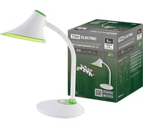 Светодиодный настольный светильник TDM ELECTRIC СН-12, 5 Вт, гибкий, 5500 К, зеленый, 220 В, SQ0337-0092