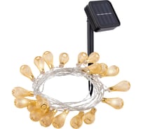 Гирлянда TDM ELECTRIC ССГ Бусины на солнечной батарее 4 м, 20 LED, желтая SQ0330-0117