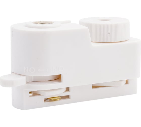 Адаптер для однофазного шинопровода Volpe G61 WHITE 1 POLYBAG UBX-Q122 UL-00006061