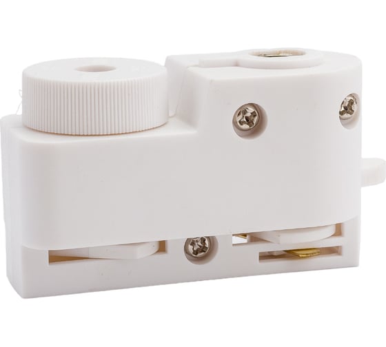 Адаптер для однофазного шинопровода Volpe G61 WHITE 1 POLYBAG UBX-Q122 UL-00006061