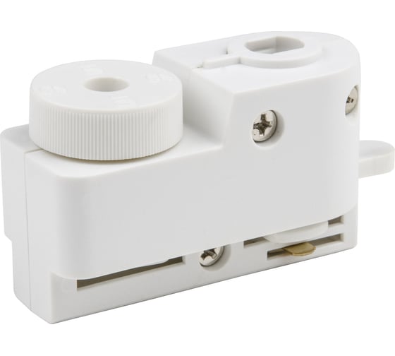 Адаптер для однофазного шинопровода Volpe K61 WHITE 1 POLYBAG UBX-Q121 10574 1
