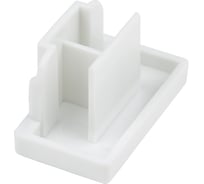 Торцевая заглушка для шинопровода Volpe C21 WHITE 1 POLYBAG UFB-Q123 UL-00007384