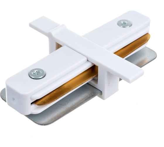 Соединитель для шинопроводов Volpe прямой, однофазный R11 WHITE 1 POLYBAG UBX-Q123 UL-00007380 1