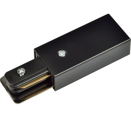 Ввод питания для шинопровода однофазный Volpe K01 BLACK 1 POLYBAG UBX-Q121 UL-00001277