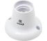 Патрон-стойка OXION Е27 белый прямой, 3 шт., арт. PVC-H005WH-E27-3PCS 2