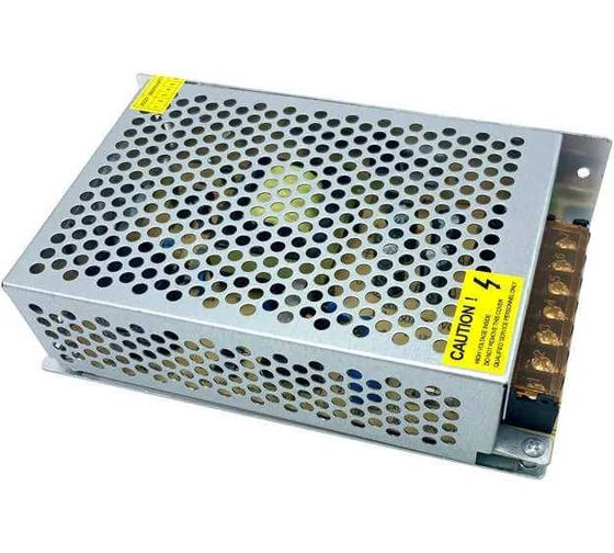 Блок питания для LED De Fran DFB 12В, 100Вт, 8,5А AC/DC, IP20, сетка металл (160x98x42), DFB5 1