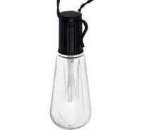 Гирлянда уличная на солнечной батарее INBLOOM 6.3м, 20LED, шампань, 8 режимов, 1xAAA 600mAh, ABS, IP44 185-047