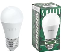 Светодиодная лампа SAFFIT SBG4515 Шарик E27 15W 6400K, 55214