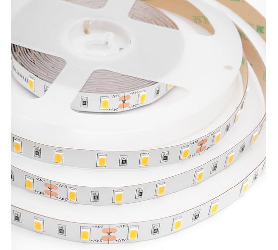 Светодиодная лента Apeyron 24В, 22Вт/м, smd5630, 60д/м, IP20, 2000Лм/м подложка 10мм, 5м, 3000К 00-311