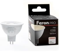 Светодиодная лампа FERON PRO LB-1607 G5.3 7W 2700K, 38179