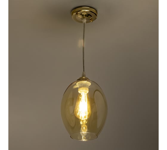 Люстра Ritter потолочная FORLI  180х900 1xE27, металл, золото 52536 3