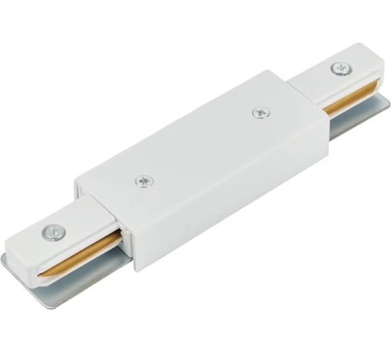 Коннектор прямой с вводом питания MyFar для накладного шинопровода Accessories for Single MT0101-CP-W 1