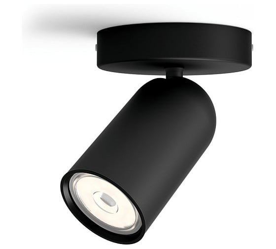 Потолочный светильник Philips PONGEE single spot black 1xNW 230V 915005530701 1