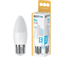Светодиодная лампа ФОТОН LED B35 9W E27 3000K 23973